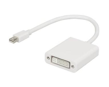 Mini DisplayPort (M) - DVI-I Dual Link (F) crni