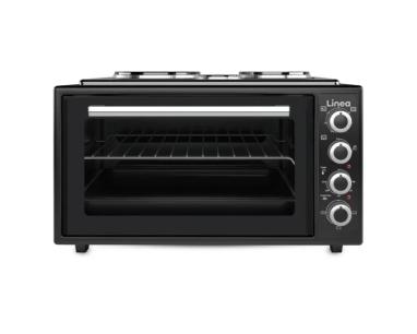 Mini šporet LINEA LMO45-0611 3100W 3 ringle crna slika