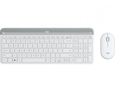 MK470 Wireless Desktop US bela tastatura + miš
