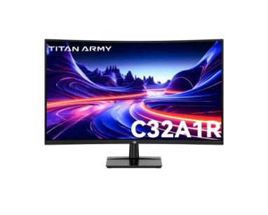 Monitor 32 Titan Army C32A1R 2560x1440/QHD VA/1ms/180Hz/2xHDMi/2xDP/HDR10/Curved