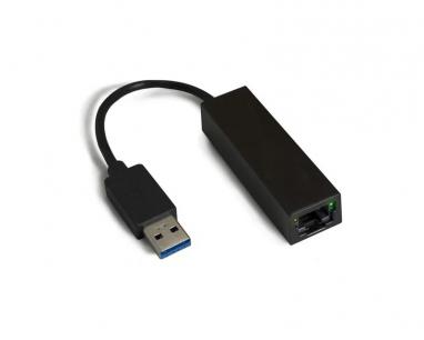 Mrežni Adapter USB 3.0 (M) - Gigabit ethernet RJ-45 (F) crni slika