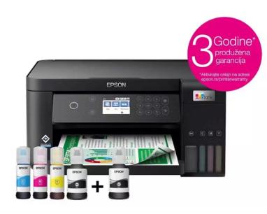Multifunkcionalni štampač Epson ECO Tank L6260 4800x1200dpi/256MB/CB33ppm/COL20ppm/USB/WiFI/Ink 101