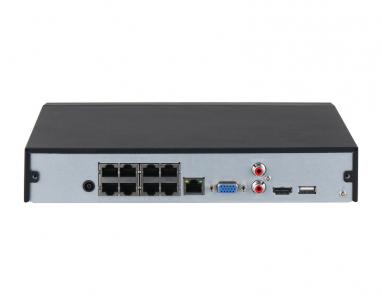 NVR4108HS-8P-EI  4K 8-kanalni Compact 1U 8PoE 1HDD WizSense Network Video Recorder