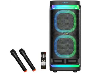 Partybox zvučnik Lexa LX-501/2 x bežični mikrofon/USB/Micro SD/BT 900W