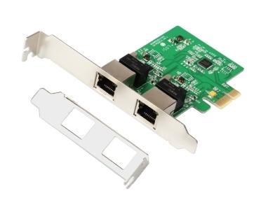 PCI-Express kontroler 2-port Gigabit Ethernet slika
