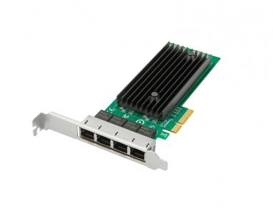 PCI-Express x4 kontroler na 4-porta 2.5 Gigabit Ethernet (Intel I226) slika
