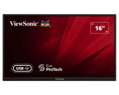 Portabl  monitor 16 ViewSonic VA1650 1920x1080/Full HD/IPS/60Hz/USB-C/HDMI/Audio/Zvučnici