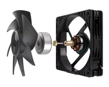 PROART PF120 FAN PWM BLACK  ventilator crni slika