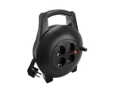 Produžni kabal na namotaju Prosto HJR4-10-P 10m 1.5mm2/IP20/4 utičnice