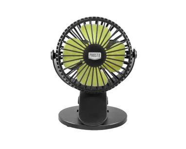 Punjivi mini ventilator sa štipaljkom Prosto MF9040LI/BK