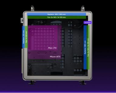 Qube 540 Moonstone modularno kućište (Q540-LGNN-S00) slika
