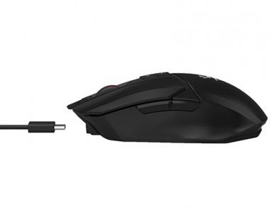 R36 Ultra Dual Mode Wireless Gaming USB Stone Black miš crni