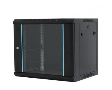 Rack orman nazidni, 6U, 600x450, staklena vrata slika