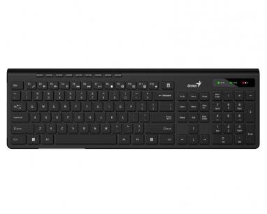SlimStar 7230 USB US wireless crna tastatura slika