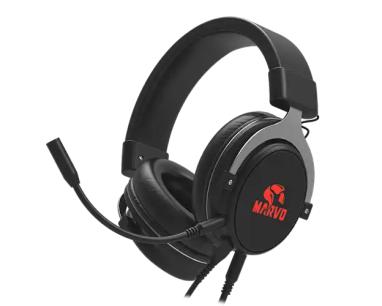 Slušalice sa odvojenim mikrofonom Marvo HG9052 7.1 RGB USB, crveno pozadinsko osvetljenje