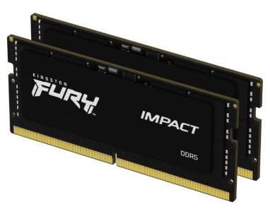 SODIMM DDR5 64GB (2x32GB kit) 5600MT/s KF556S40IBK2-64 FURY Impact Black