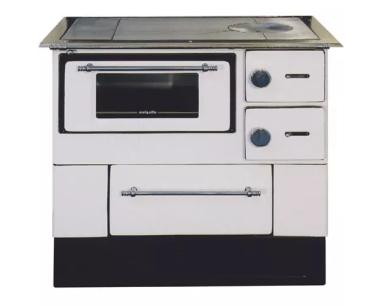 Šporet na čvrsto gorivo Alfa Plam R46 Elegant 2RŠ, beli, levi slika