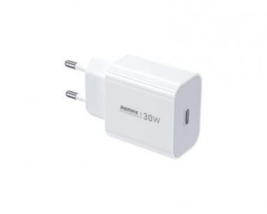 Strujni Fast punjač Huiying GaN 1xTIP C30W CA-09, beli slika