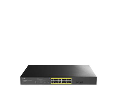 Svič 10/100/1000 16-port Cudy GS1016EPS2 Light Managed PoE+ sa 2x SFP 200W