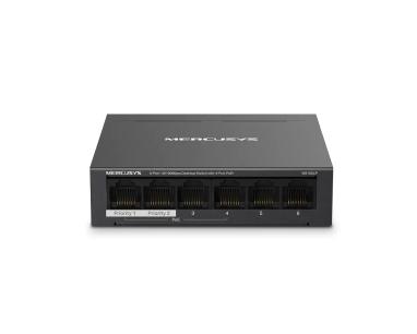 Svič 10/100 6-port Mercusys MS106LP/4-Port PoE+