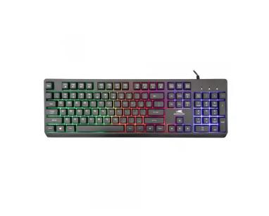Tastatura Baracuda STARFISH Full Layout/Membranska/RGB/Crna/US