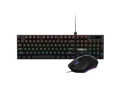 Tastatura mehanička + miš Gamdias Hermes E6