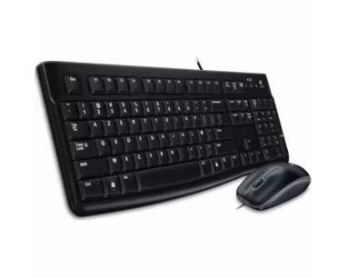 Tastatura + miš Logitech Deluxe MK120 YU, crna