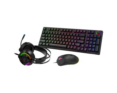 Tastatura + miš + slušalice YENKEE YGS 03 RGB mehanička tastatura/4200DPI