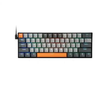 Tastatura Redragon Caraxes Wired USB-C,RGB, mehanička, crveni svičevi