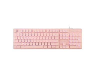 Tastatura White Shark TACHI Full Layout/Membranska/RGB/Pink/US