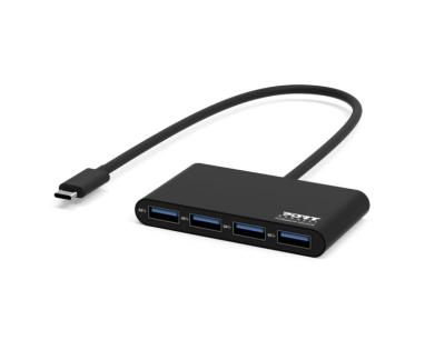 USB HUB Port Designs USB-C hub 4X USB-A 3.0 ports slika