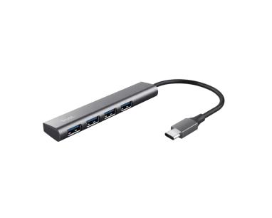 USB HUB Trust HALYX USB-3.2 4xUSB siva (24948)