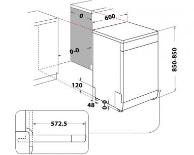 WH4FFC14BN6W mašina za pranje sudova - 60cm slika