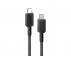 ANKER 322 USB tip-C na USB tip-C kabl M/M 1.8m, 60W, pleteni, crni - Slika 3