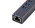 LINKOM Adapter-konverter USB Tip C-3xUSB 3.0+RJ45 Linkom - Slika 1