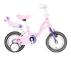 VISITOR Dečija bicikla Visitor princess 12/v-brake/pomoćni točkići/belo-roza - Slika 2
