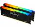 KINGSTON DIMM DDR4 64GB (2x32GB kit) 3200MT/s KF432C16BB2AK2/64  Fury Beast RGB - Slika 1