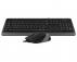 A4 TECH F1010 FSTYLER USB US siva tastatura + USB sivi miš - Slika 1