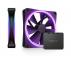 NZXT F140 RGB Duo Twin Pack 140mm ventilator crni (RF-D14DF-B1) - Slika 2