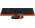 A4 TECH FG1010 FSTYLER Wireless Combo USB US narandžasti set - Slika 2