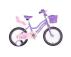 VISITOR Kids bike Princess Flower ljubičasta 16 2024 - Slika 2