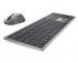DELL KM7321W Pro Plus Wireless Multi-device US tastatura + miš siva - Slika 1