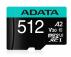 A-DATA Memorijska kartica UHS-I U3 MicroSDXC 512GB V30S class 10 + adapter AUSDX512GUI3V30SA2-RA1 - Slika 1