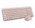 LOGITECH_ MK251 Wireless Bluetooth tastatura + miš roze - Slika 1