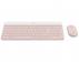 LOGITECH MK470 Wireless Desktop US Roze tastatura + miš - Slika 1