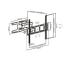 S BOX Nosač za TV S-Box PLB-3646 37-80/vesa 600x400/40kg/zglobni - Slika 1