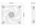 ARCTIC P14 PWM PST A-RGB 140mm ventilator beli (ACFAN00276A) - Slika 2