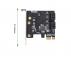 E-GREEN PCI-Express kontroler 4-port SATA III int. Kartica marvel 88SE9215 Chipset - Slika 1