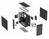 ASUS PRIME AP303 MESH BLACK micro-ATX kućište crno - Slika 1