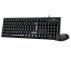 GENIUS Tastatura + miš Genius KM-100SE USB YU crni - Slika 1